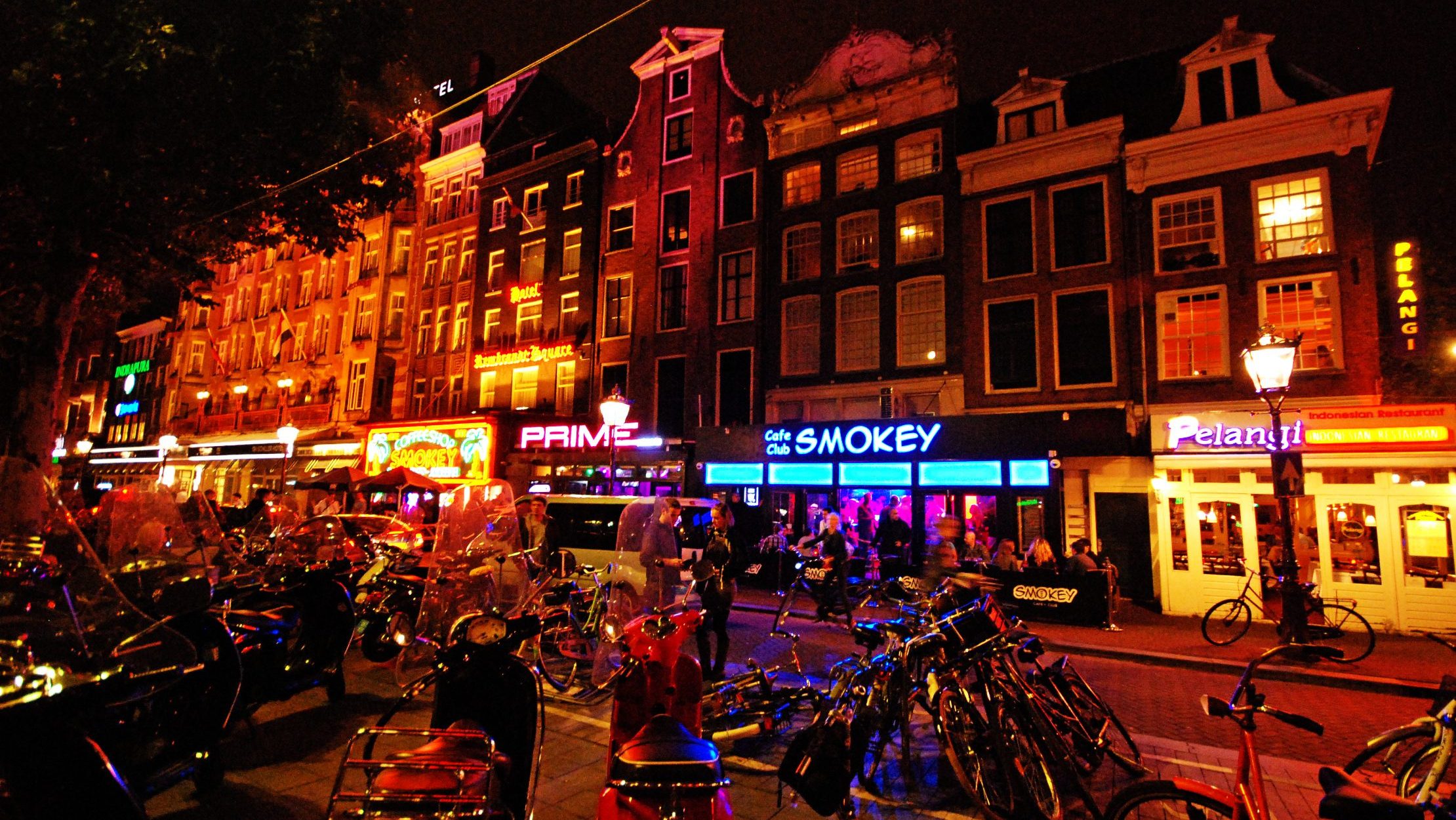 Vida nocturna en Amsterdam